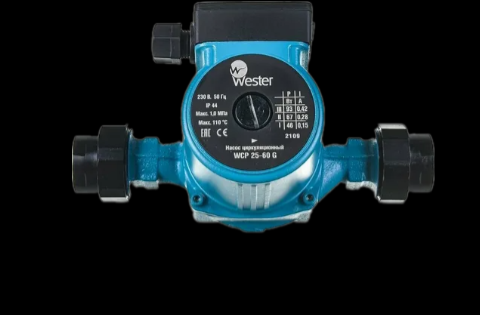 Насос циркуляционный Wester WCP 25-60G-130 (с гайками) 1